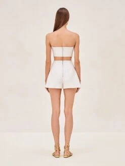 Reed Short -Lunora Shop ALINI REED PEARL BACK
