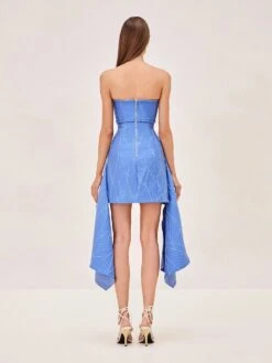 Brigitte Dress 5 Brigitte Dress -Lunora Shop BRIGITTE DRESS MARINE BACK