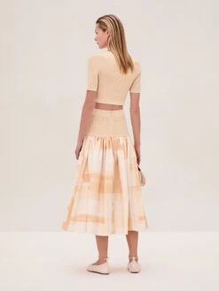 Arnette Skirt -Lunora Shop Beige Brushstroke SS25 ECOM5119 Azito Arnette