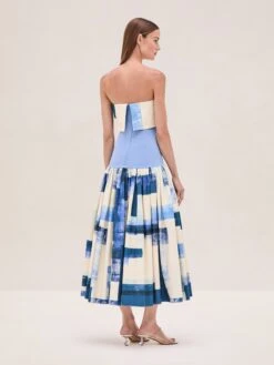 Robia Dress 5 Robia Dress -Lunora Shop Blue Brushstroke SS25 Day318656 Robia 09a1b004 ea3e 4635 a7ed 7ae494b75d55