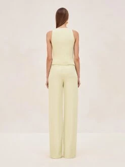 Cain Vest -Lunora Shop CAIN REX LILYGREEN BACK