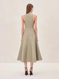 England Dress -Lunora Shop ENGLAND DRESS SAGE BACK