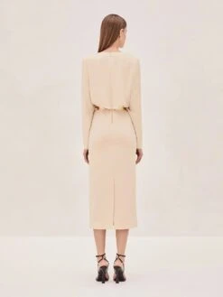 Fraser Dress -Lunora Shop FRASER DRESS CREAM BACK