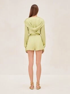 Gillian Romper 5 Gillian Romper -Lunora Shop GILLIAN ROMPER LIGHTGREEN BACK