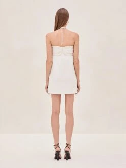 Liss Dress -Lunora Shop LISS DRESS WHITE BACK
