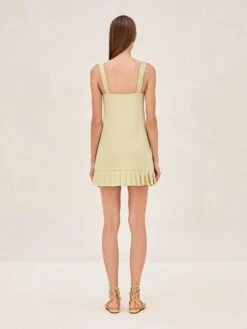 Meza Dress 7 Meza Dress -Lunora Shop MEZA DRESS GREEN BACK