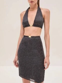 Giotto Skirt 5 Giotto Skirt -Lunora Shop Nero Dot SS25 Day323870 Lotte Giotto Recovered 1