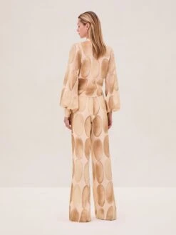 Sarif Pant -Lunora Shop Sand SS25 ECOM4168 Desai Sarif 1