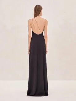 Tribeca Dress 9 Tribeca Dress -Lunora Shop TRIBECA DRESS BLACK BACK